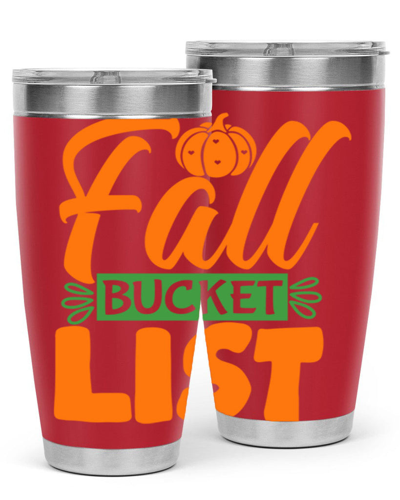 Fall Bucket List 93#- fall- Tumbler