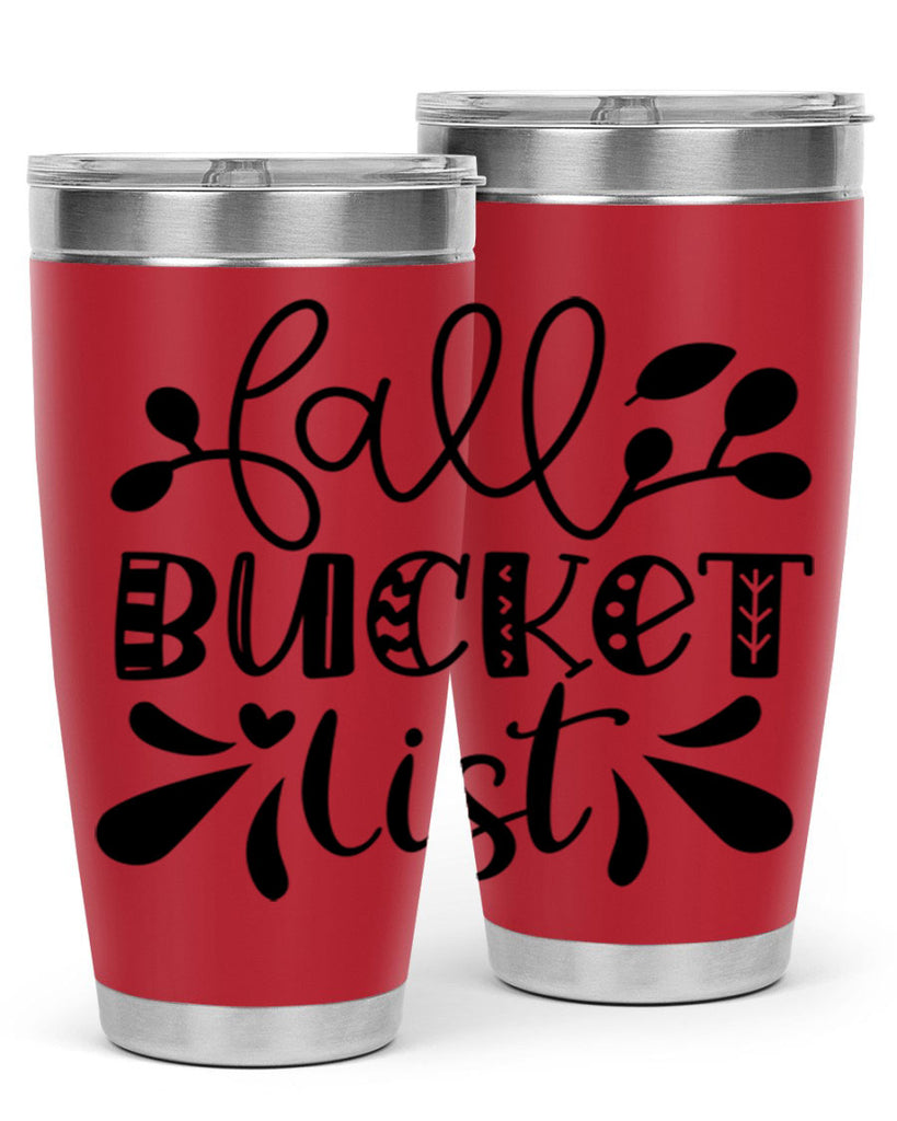 Fall Bucket List 94#- fall- Tumbler