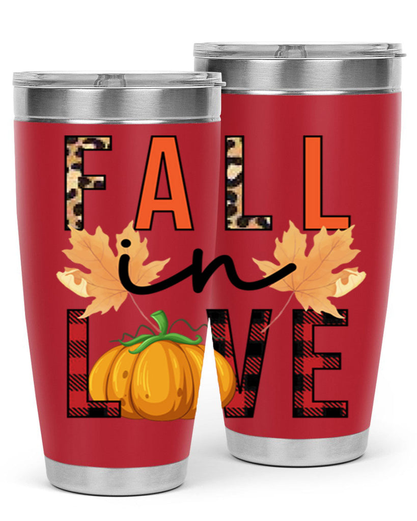 Fall in Love 104#- fall- Tumbler
