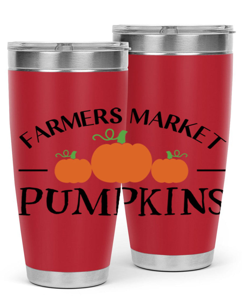 Farmers Market Pumpkins 178#- fall- Tumbler