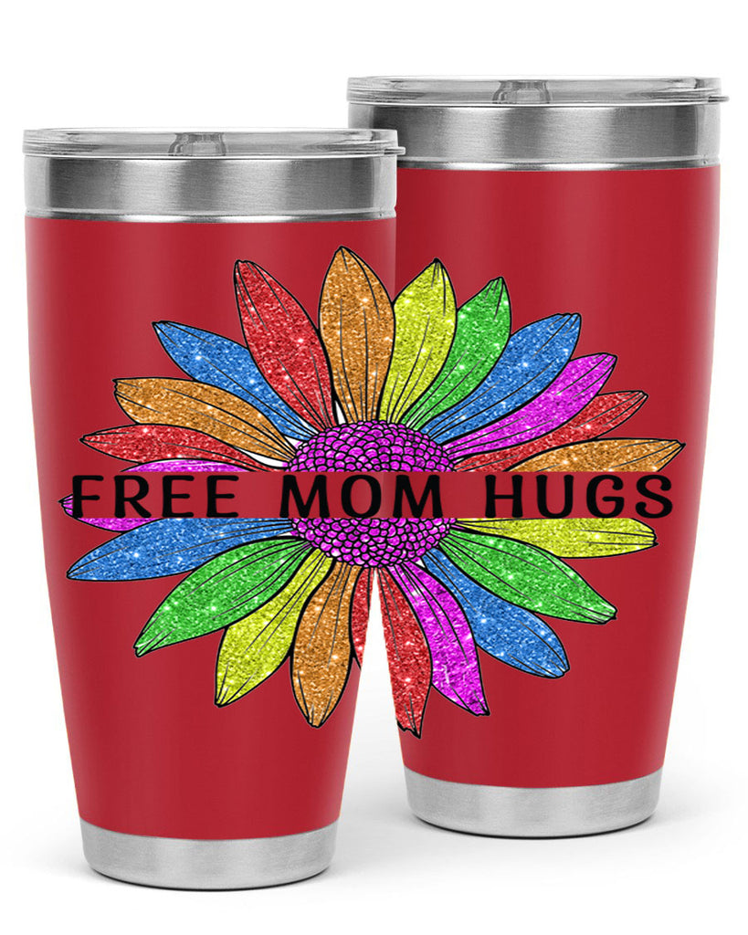 Free Mom Hugs Gay Pride Lgbt Flower 26#- lgbt- Tumbler