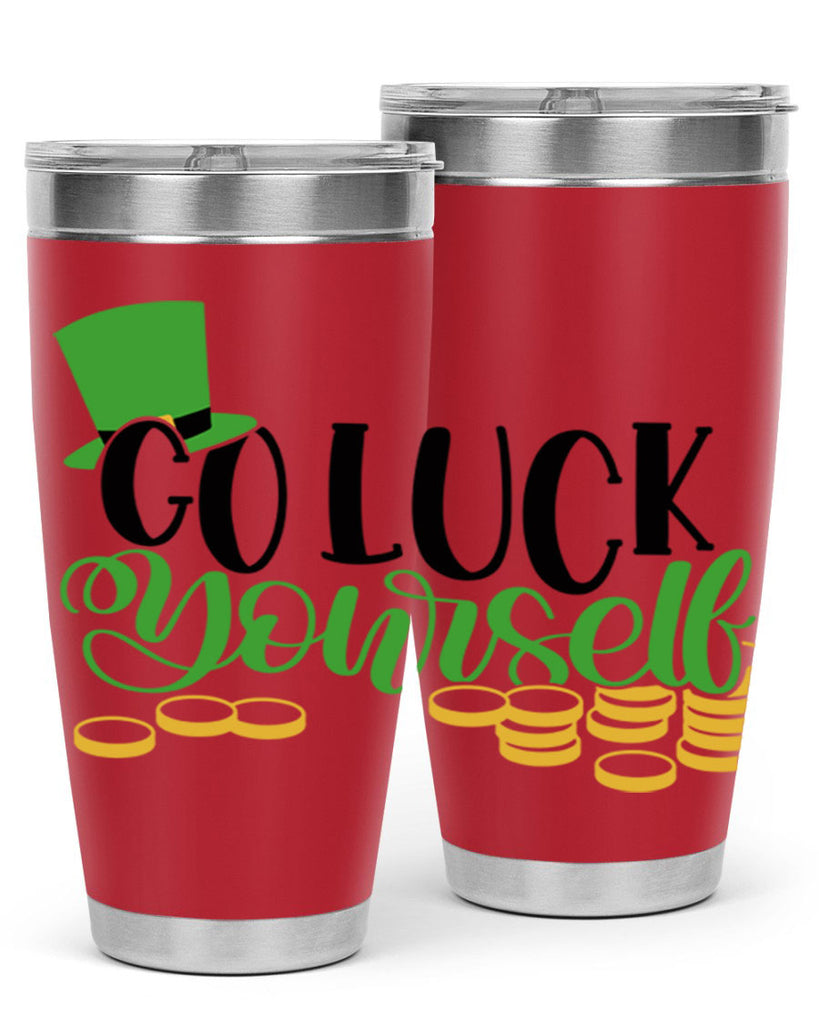 Go Lucky Yourself Style 98#- St Patricks Day- Tumbler