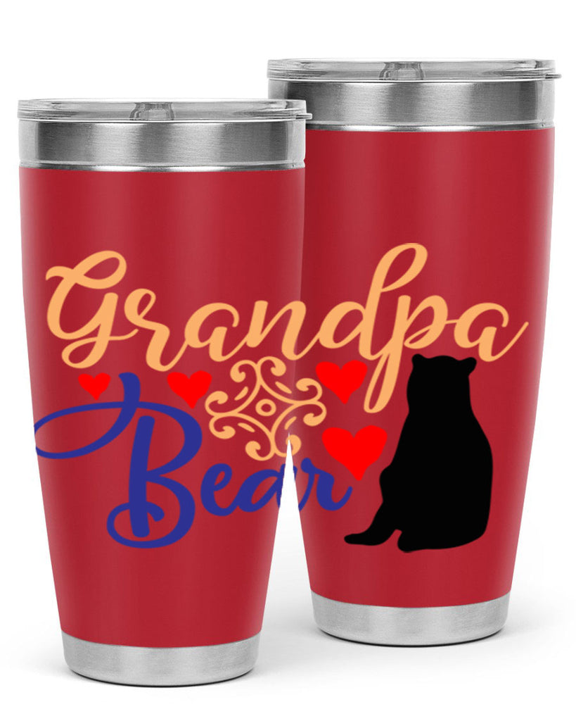 Grandpa bear 43#- grandpa - papa- Tumbler