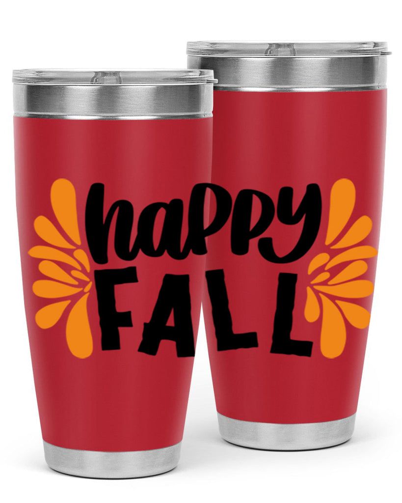 Happy Fall 491#- fall- Tumbler