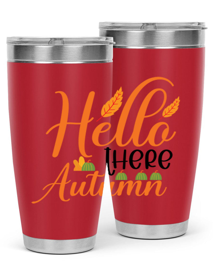 Hello There Autumn 297#- fall- Tumbler