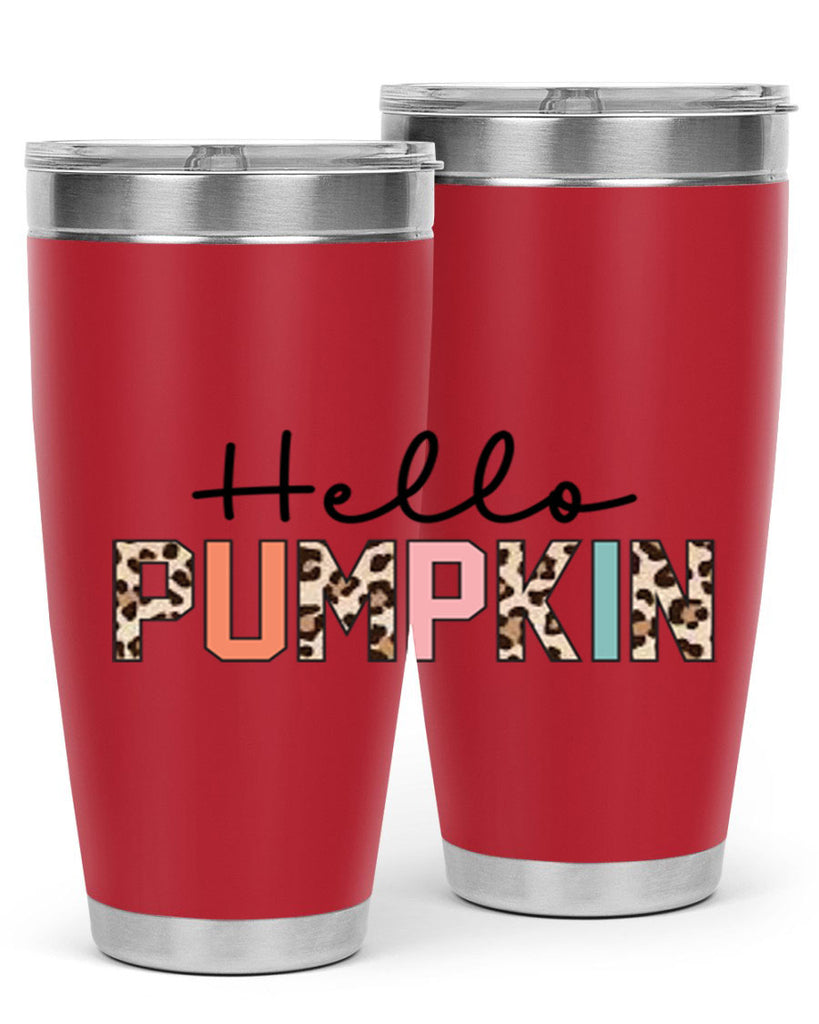 Hello pumpkin 289#- fall- Tumbler