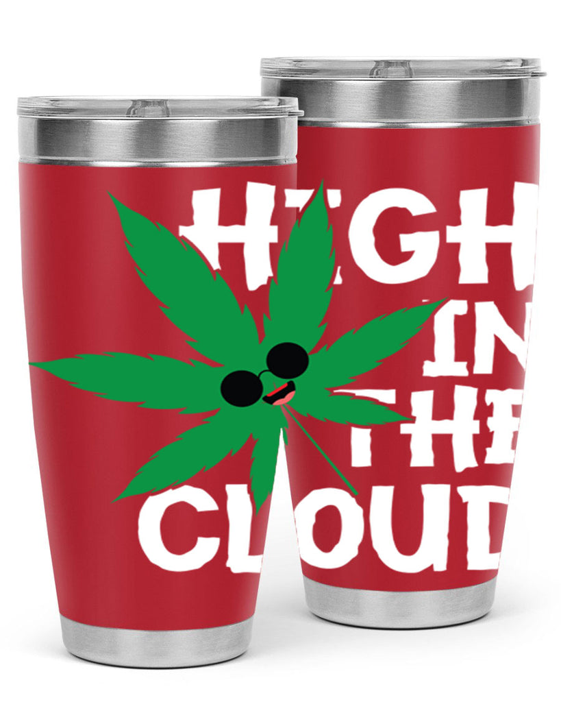 High in the cloud 114#- marijuana- Tumbler