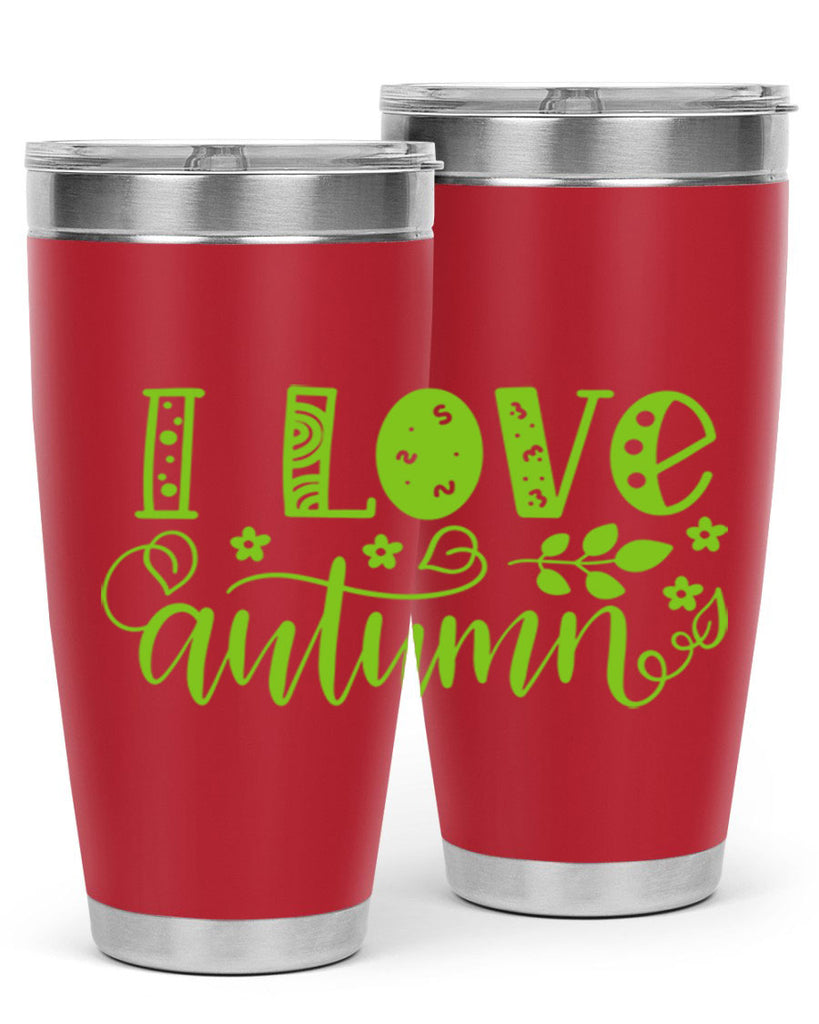I Love Autumn 325#- fall- Tumbler