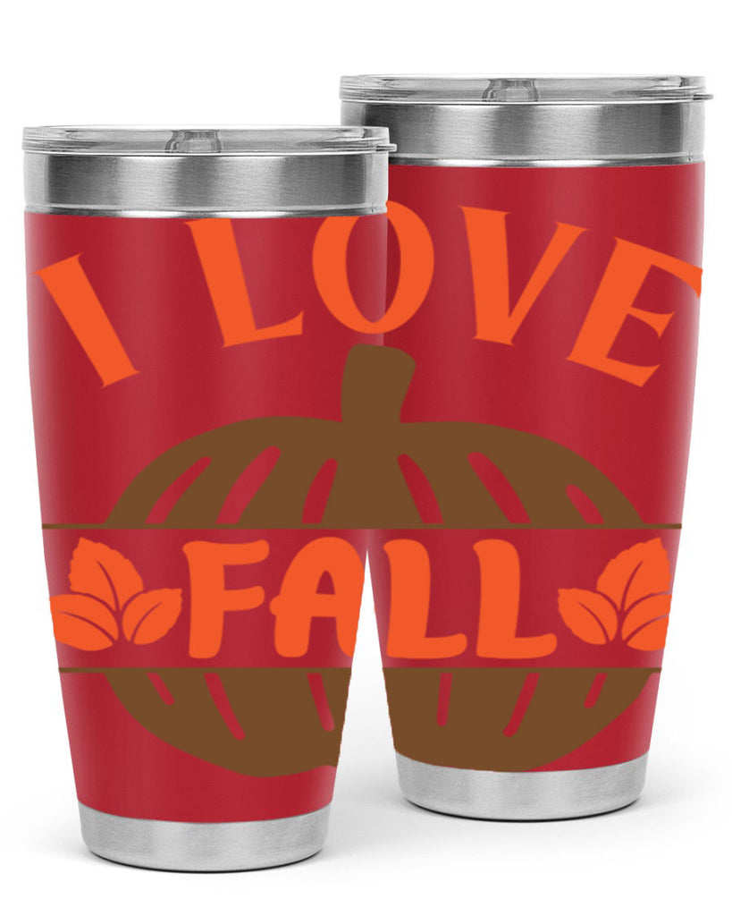 I Love Fall 337#- fall- Tumbler