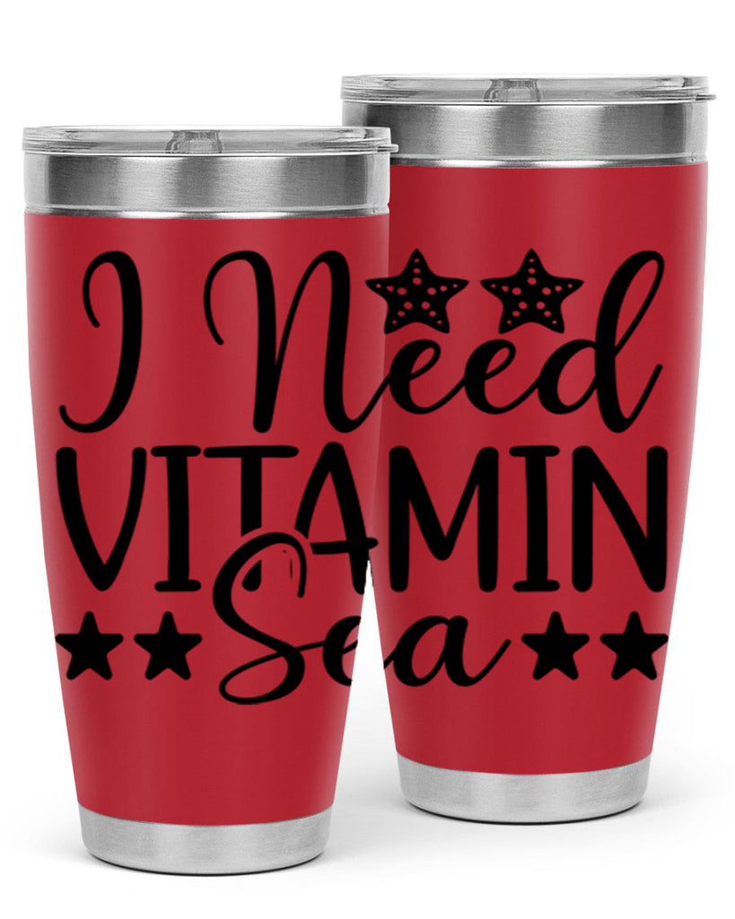 I Need Vitamin Sea 232#- mermaid- Tumbler
