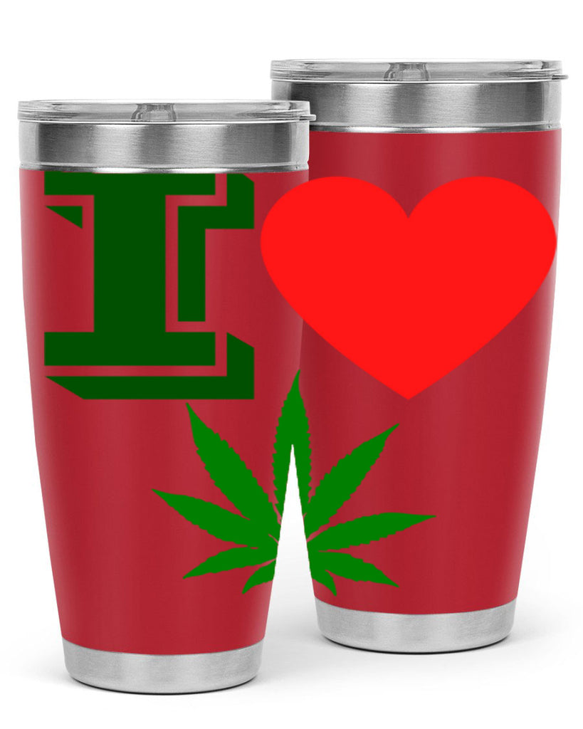 I love Cannabis 127#- marijuana- Tumbler