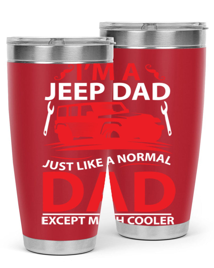 IM AJEEP DAD 51#- dad- Tumbler