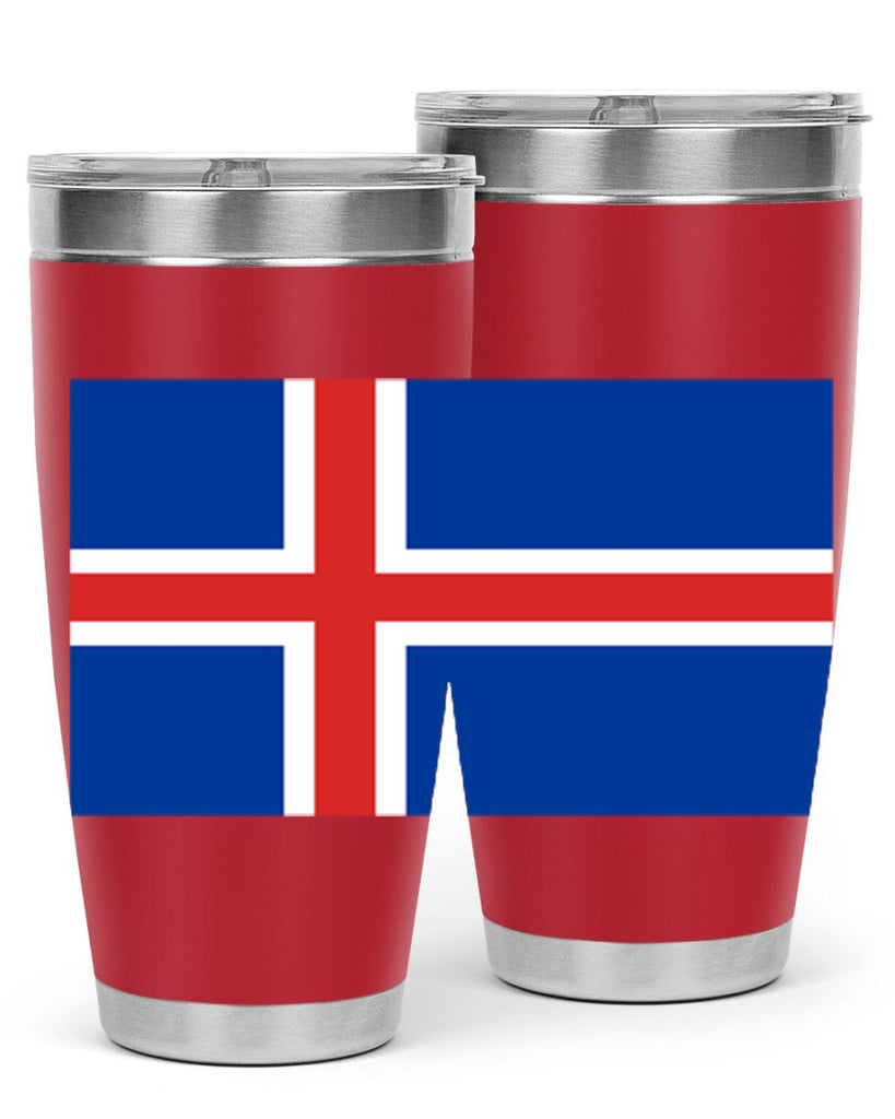 Iceland 122#- world flags- Tumbler
