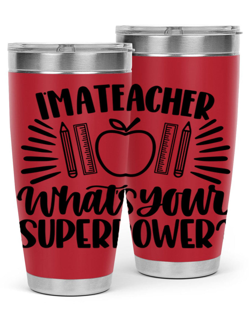 Im A Teacher Whats Your Style 72#- teacher- tumbler