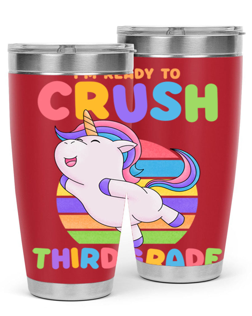 Im Ready to Crush 3rd 14#- 3rd grade- Tumbler