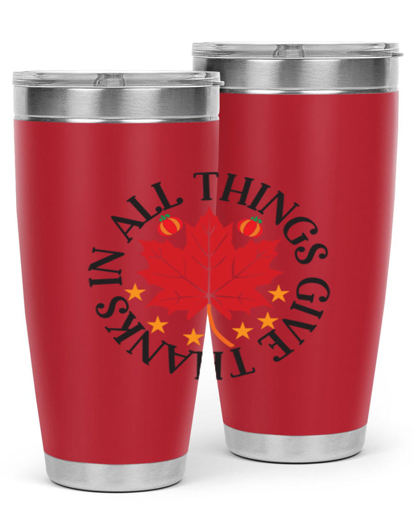 Inallthingsgivethanks 353#- fall- Tumbler
