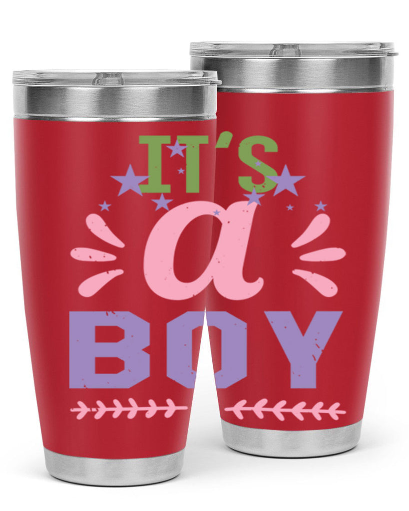 Its a boy Style 33#- baby shower- tumbler