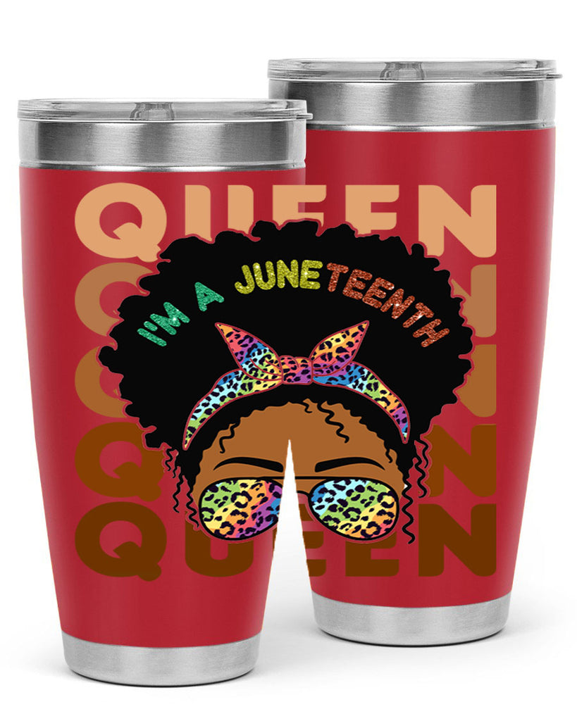 Juneteenth Queen Swag Black Melanin Png 26#- Juneteenth- tumbler