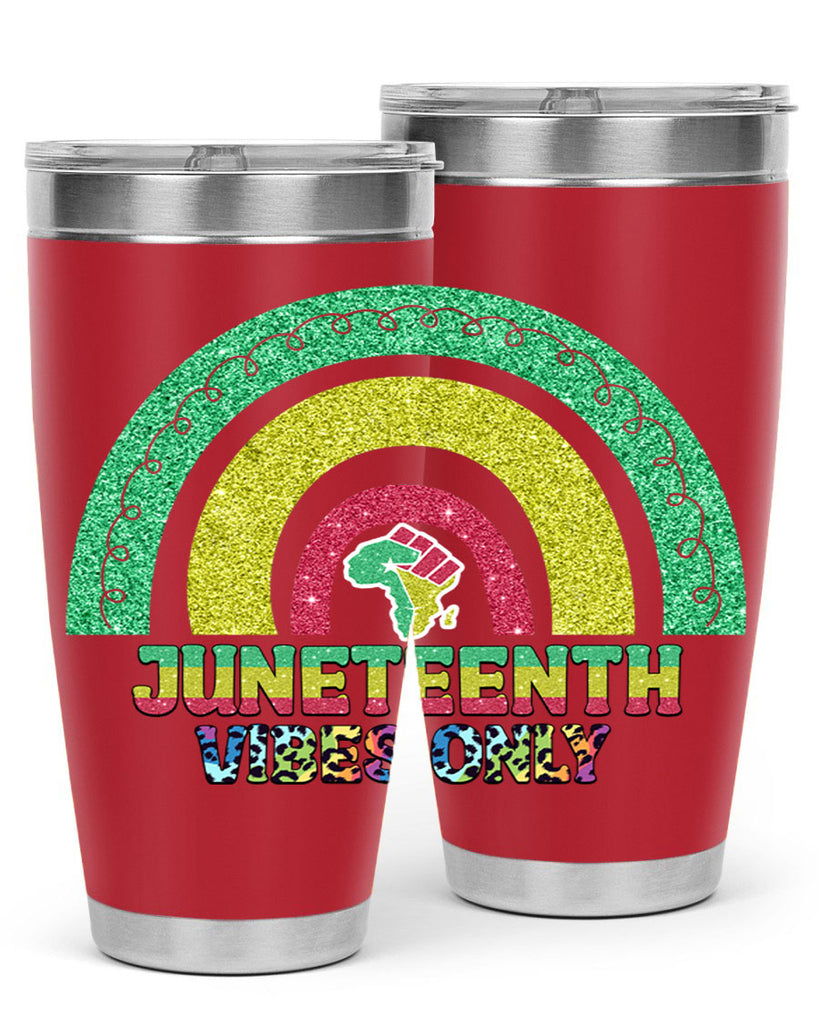 Juneteenth Vibes Only 5#- Juneteenth- tumbler
