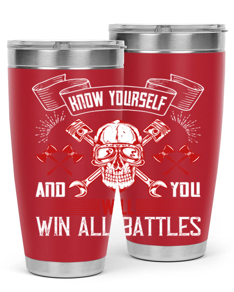 Know yourself and you will win all battles Style 25#- coaching- tumbler