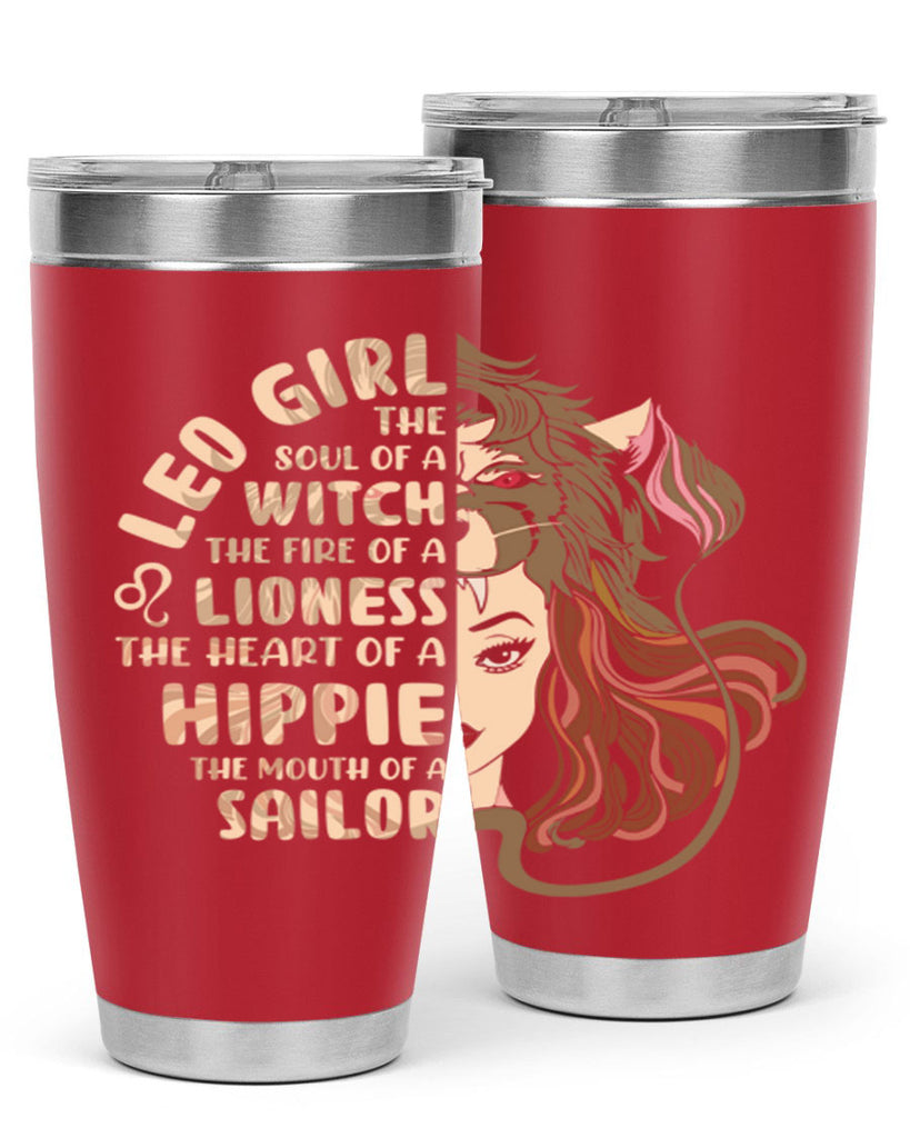 Leo girl 289#- zodiac- Tumbler