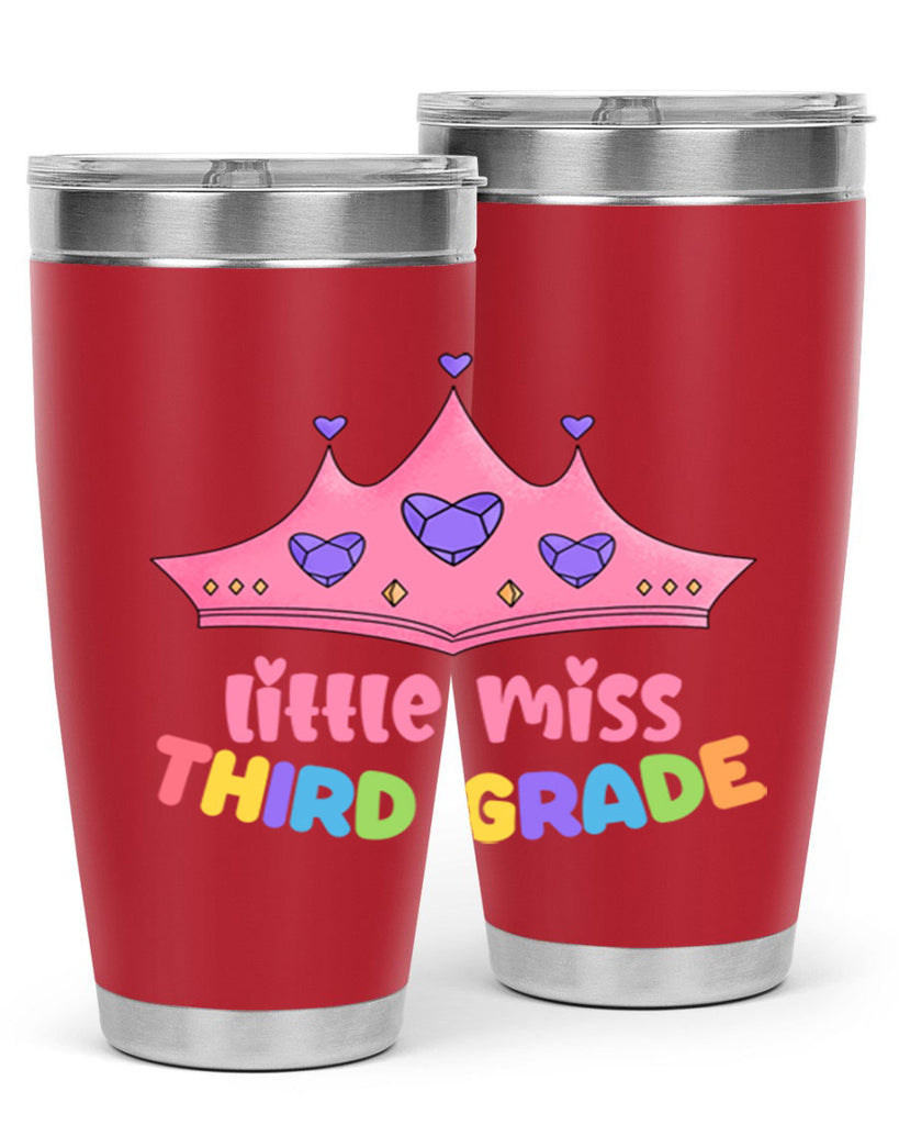 Little Miss 3rd Grade 16#- 3rd grade- Tumbler