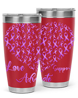 Love Suppor Advocae AlzheimerS 194#- alzheimers- Tumbler