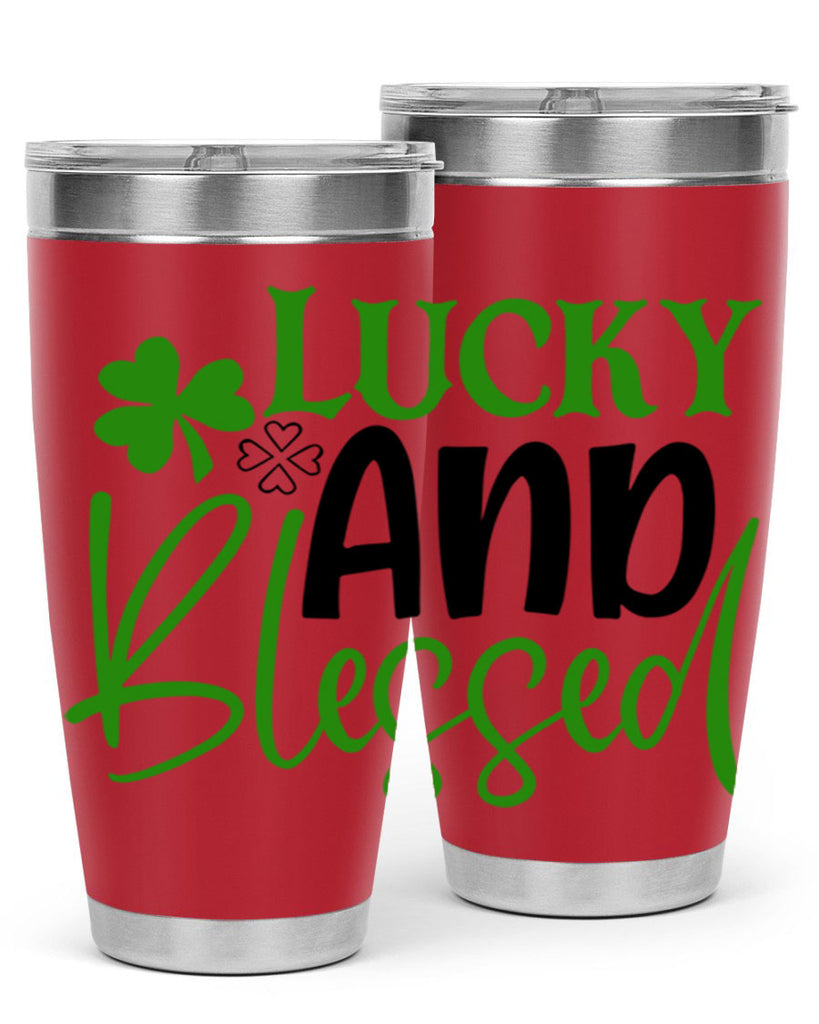 Lucky And Blessed Style 151#- St Patricks Day- Tumbler