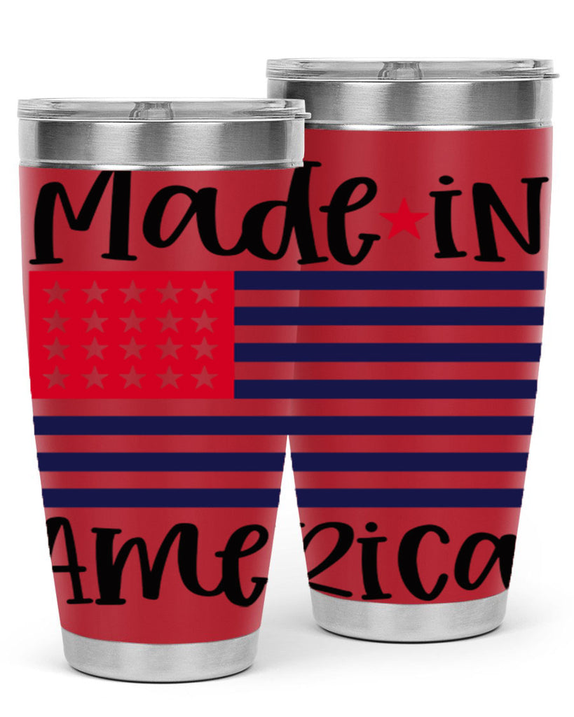 Made in America Style 164#- Fourt Of July- Tumbler