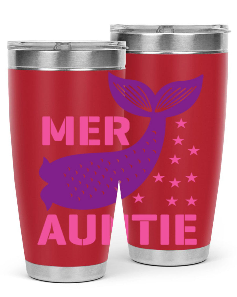 Mer Auntie 320#- mermaid- Tumbler