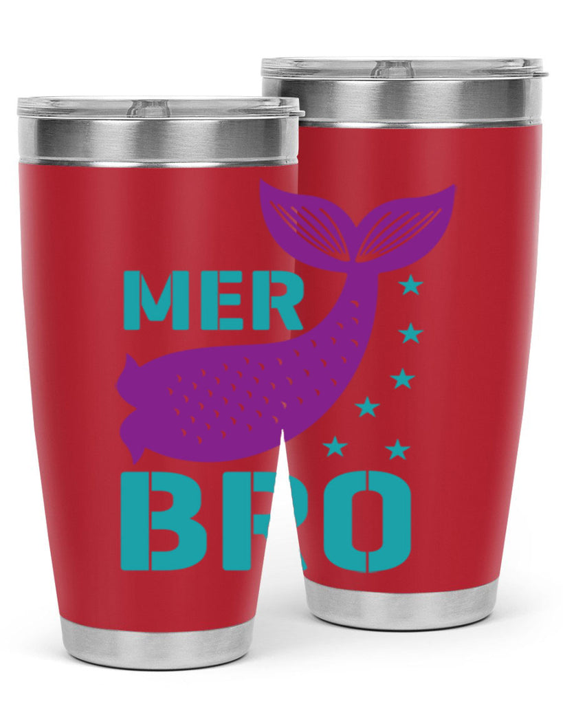 Mer Bro 322#- mermaid- Tumbler