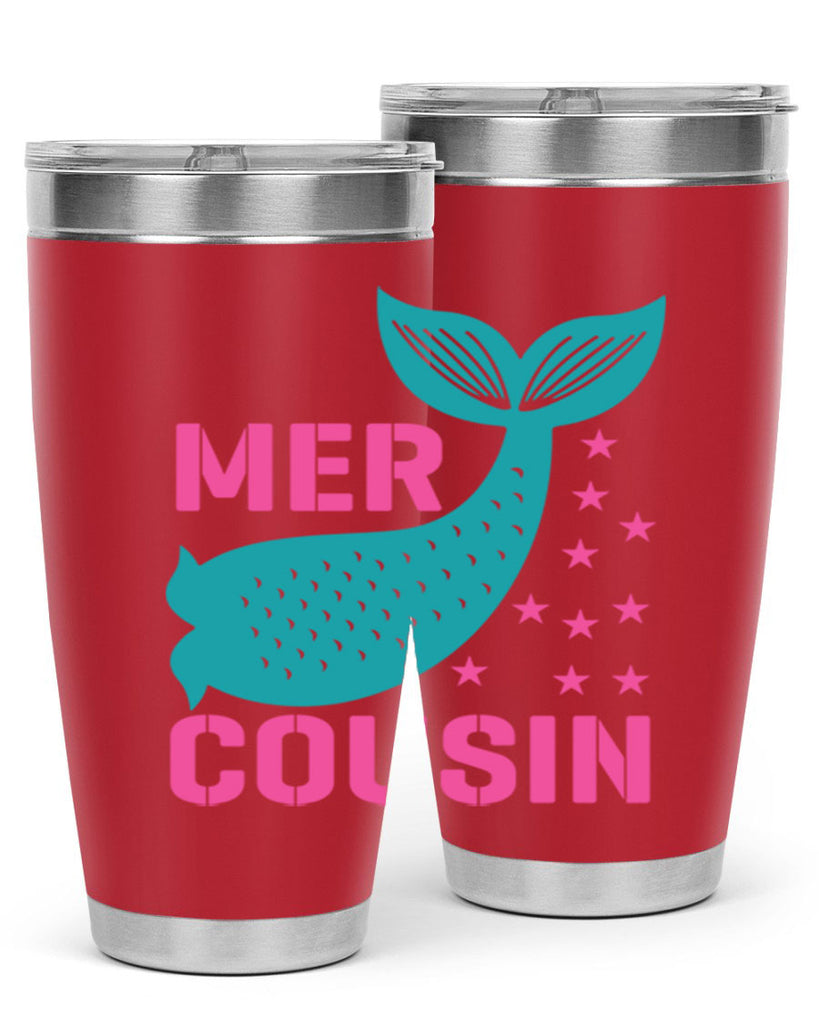 Mer Cousin 324#- mermaid- Tumbler