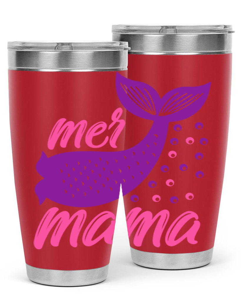 Mer Mama 335#- mermaid- Tumbler