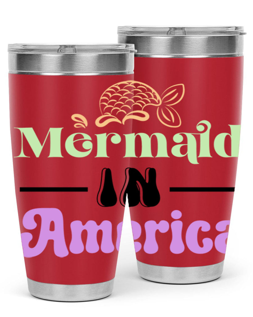 Mermaid In America 420#- mermaid- Tumbler
