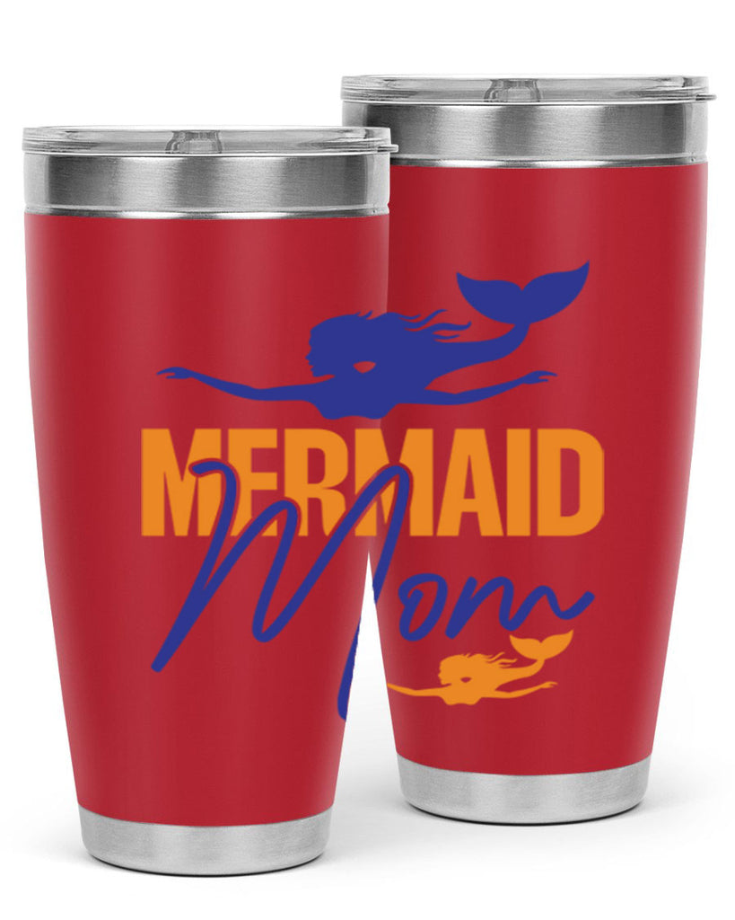 Mermaid Mom 369#- mermaid- Tumbler