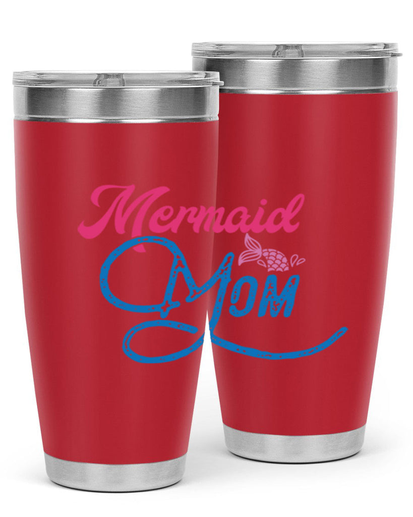 Mermaid Mom 371#- mermaid- Tumbler