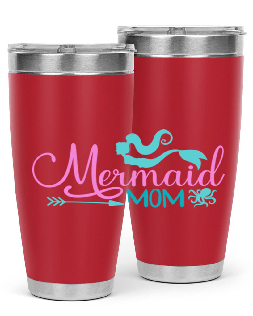 Mermaid Mom 374#- mermaid- Tumbler