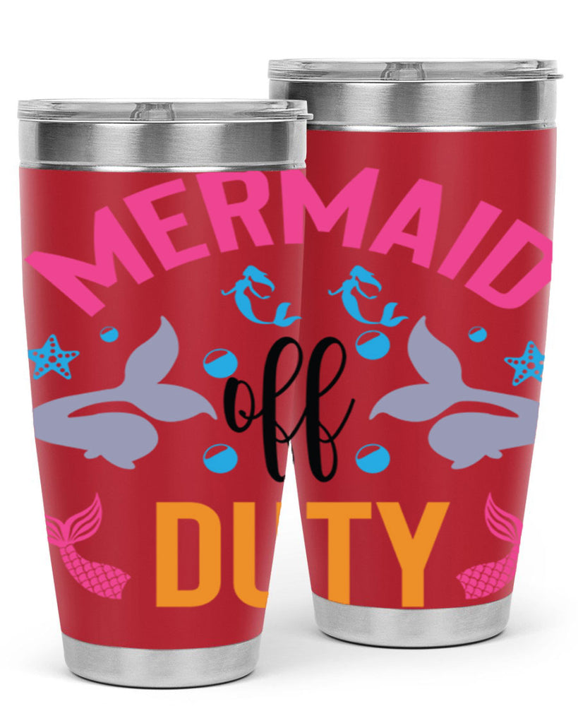 Mermaid Off Duty Design 438#- mermaid- Tumbler