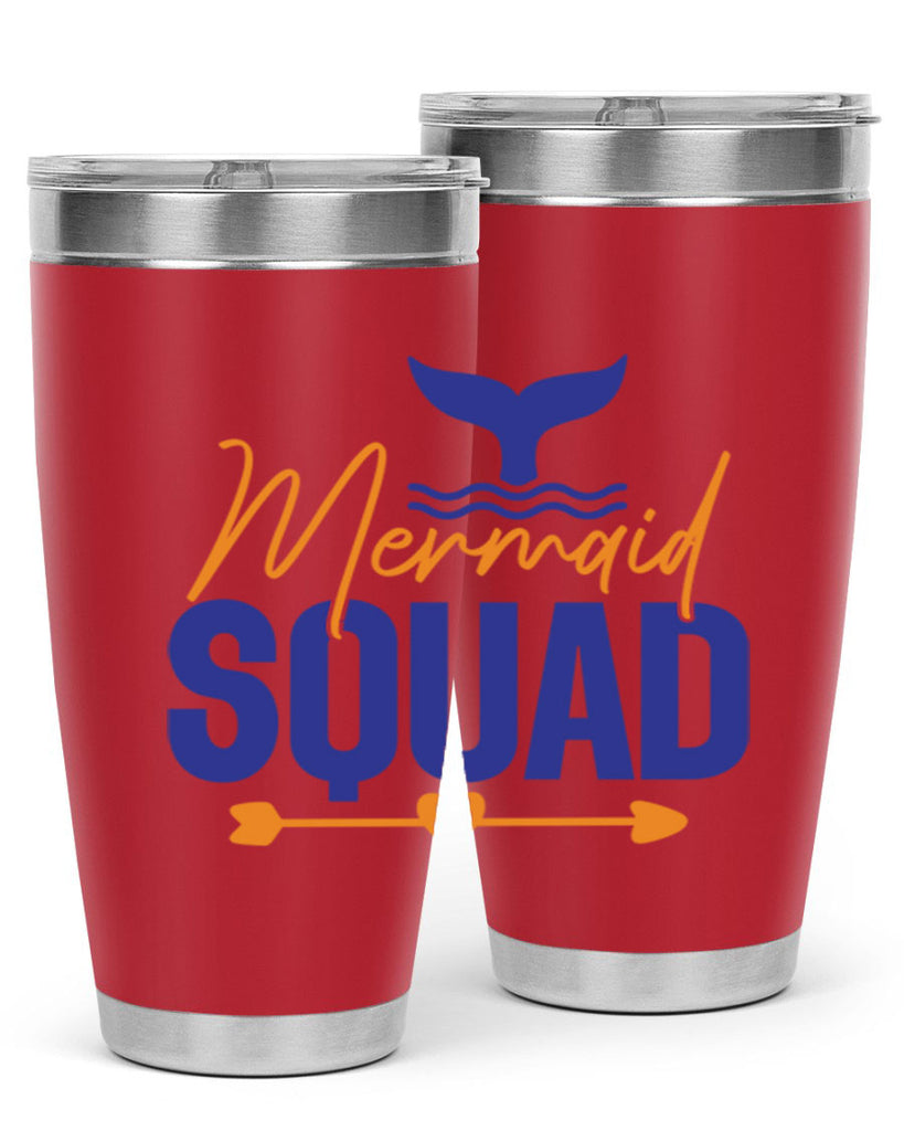 Mermaid Squad 376#- mermaid- Tumbler