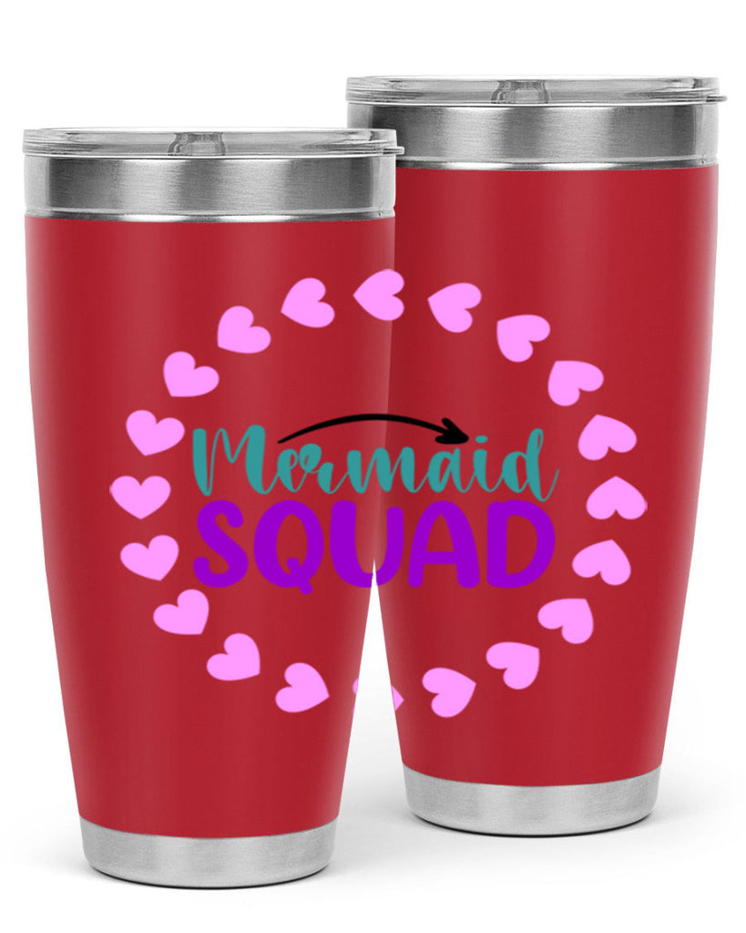 Mermaid Squad 382#- mermaid- Tumbler