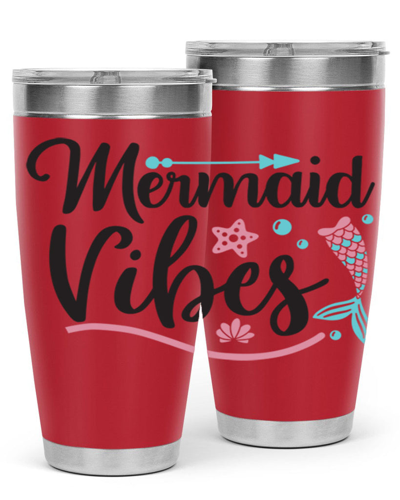 Mermaid Vibes 389#- mermaid- Tumbler