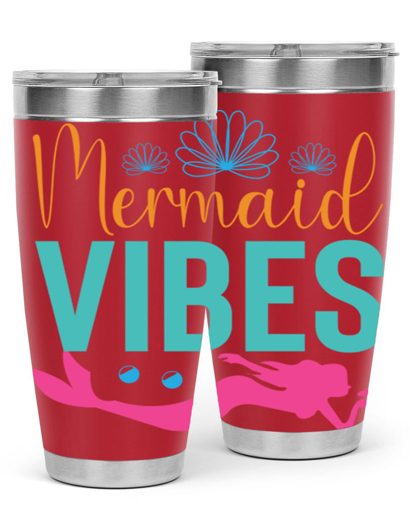 Mermaid Vibes Design 465#- mermaid- Tumbler