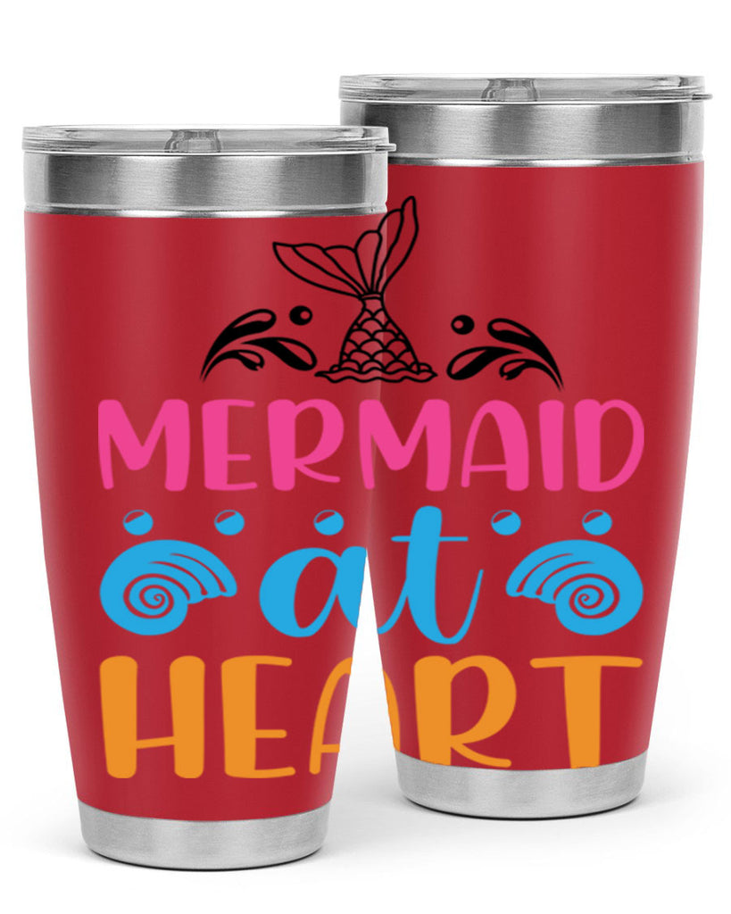 Mermaid at heart Design 396#- mermaid- Tumbler