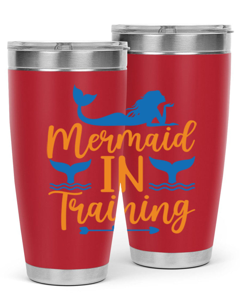 Mermaid in Training 367#- mermaid- Tumbler