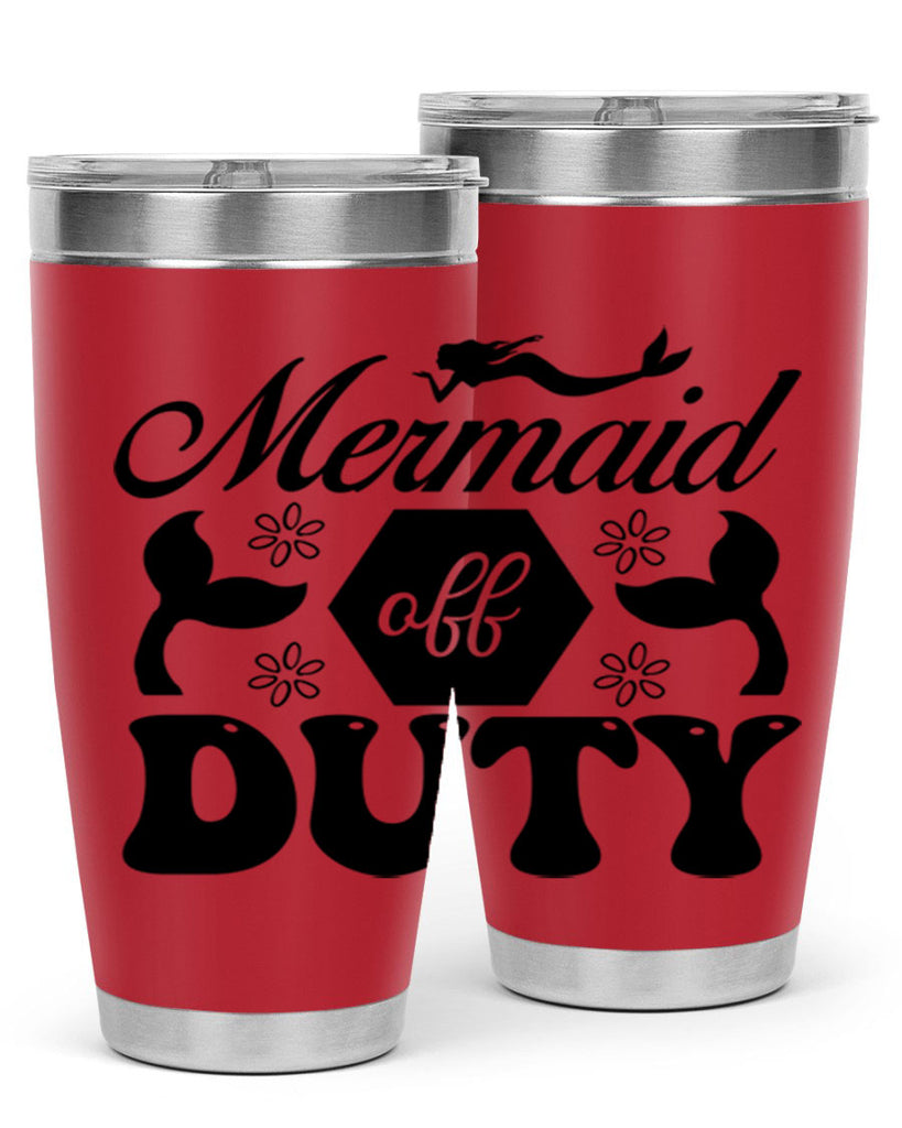 Mermaid off duty 433#- mermaid- Tumbler