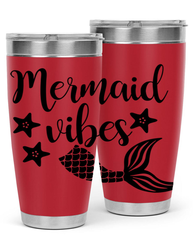 Mermaid vibes 463#- mermaid- Tumbler