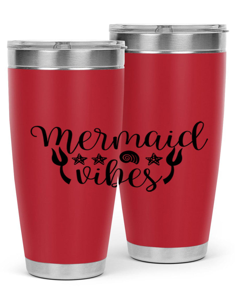 Mermaid vibes design 466#- mermaid- Tumbler