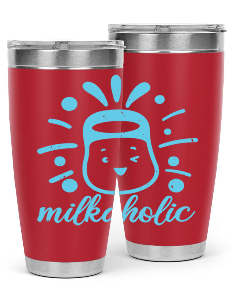 Milkaholic Style 29#- baby shower- tumbler