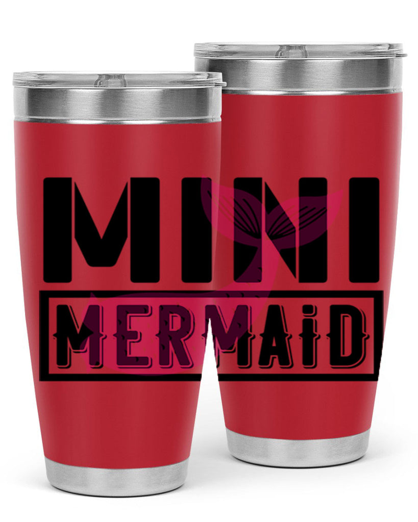 Mini mermaid 504#- mermaid- Tumbler