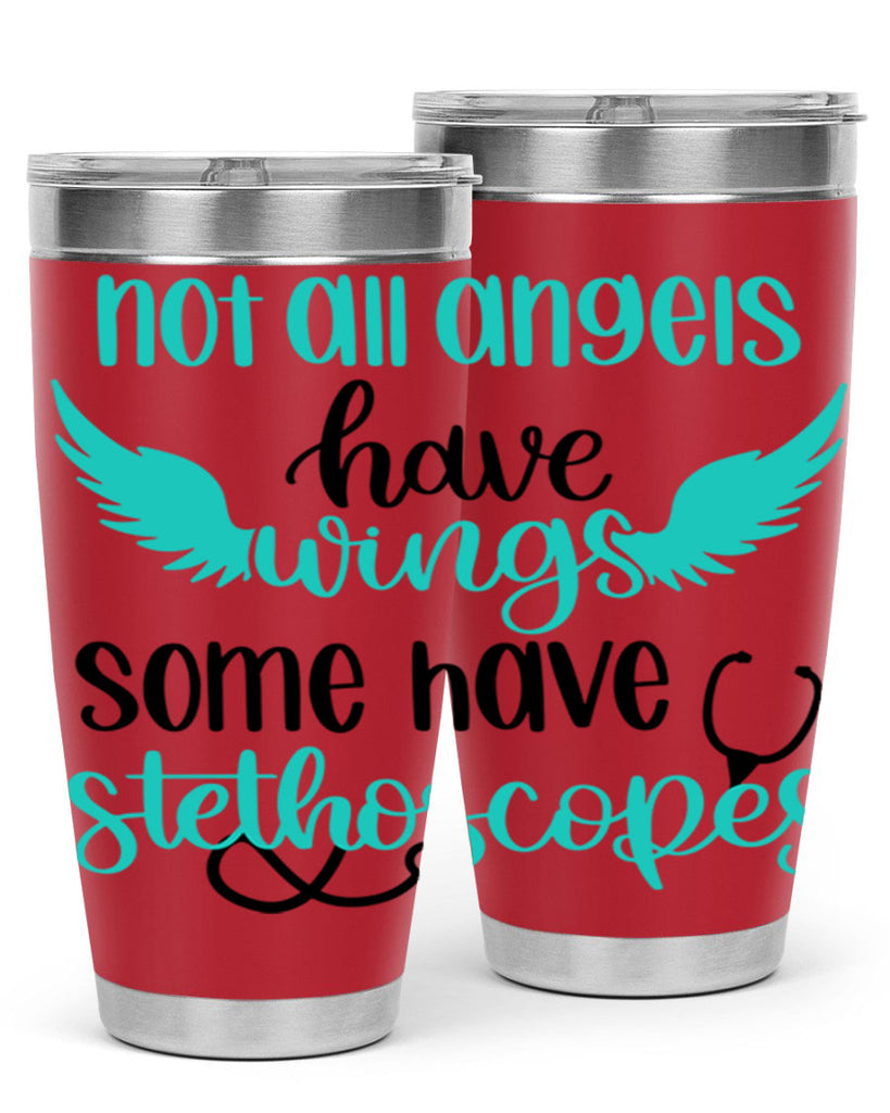 Not All Angels Have Style Style 127#- nurse- tumbler